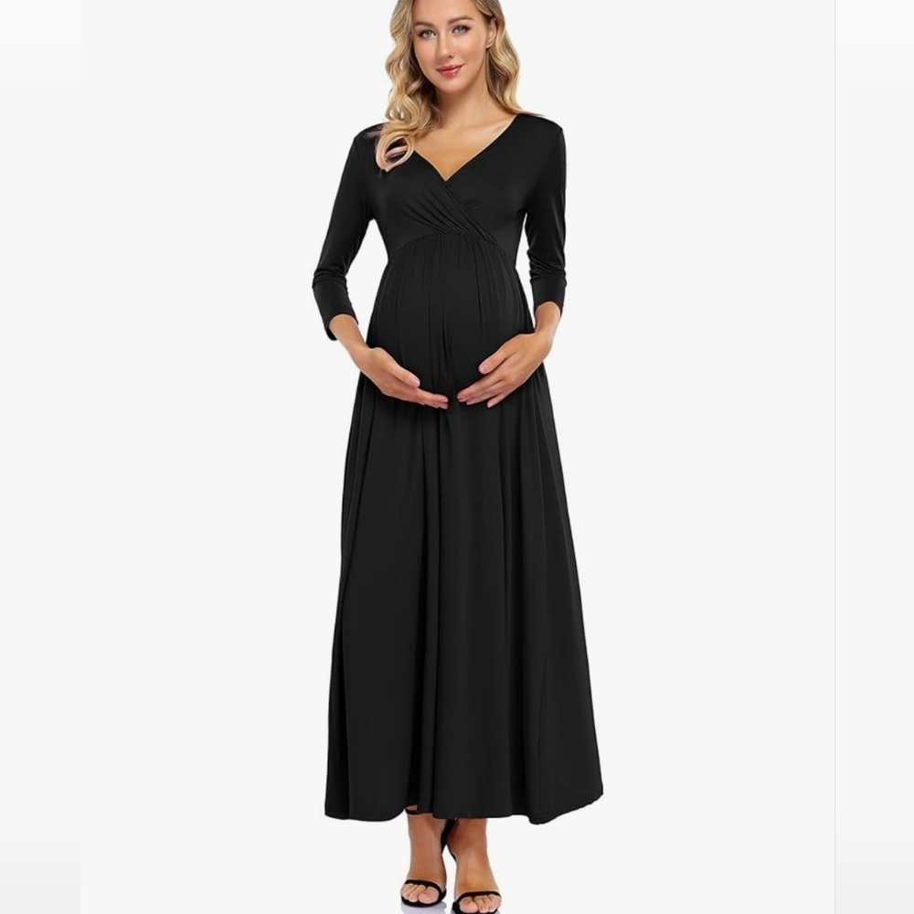 Women's Maternity Wrap Dress